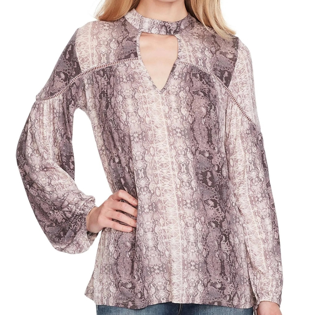 Jessica Simpson Python Blouse